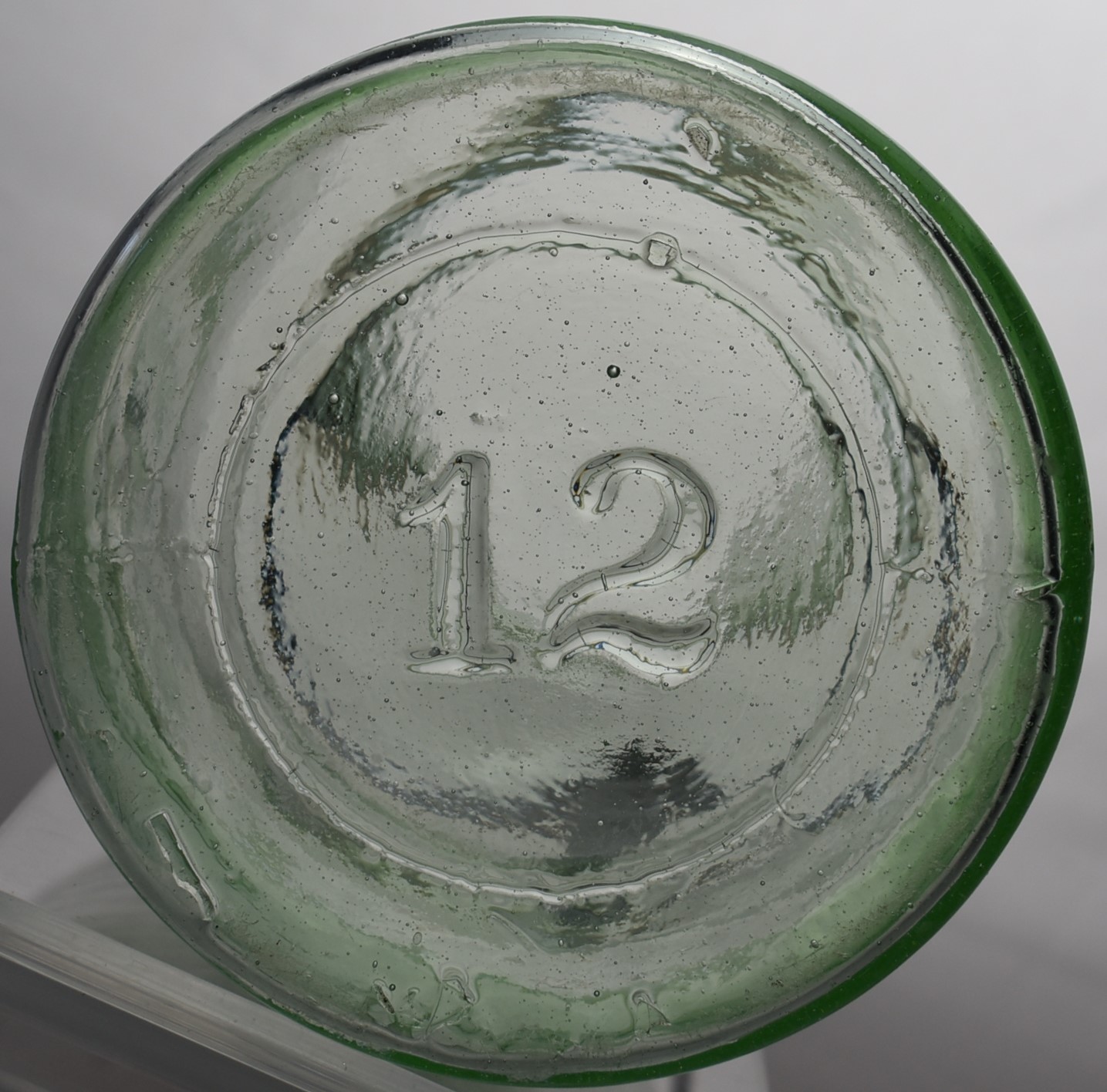 Lot 34- Globe - Half Gallon - Iridescent Greenish - Image 2