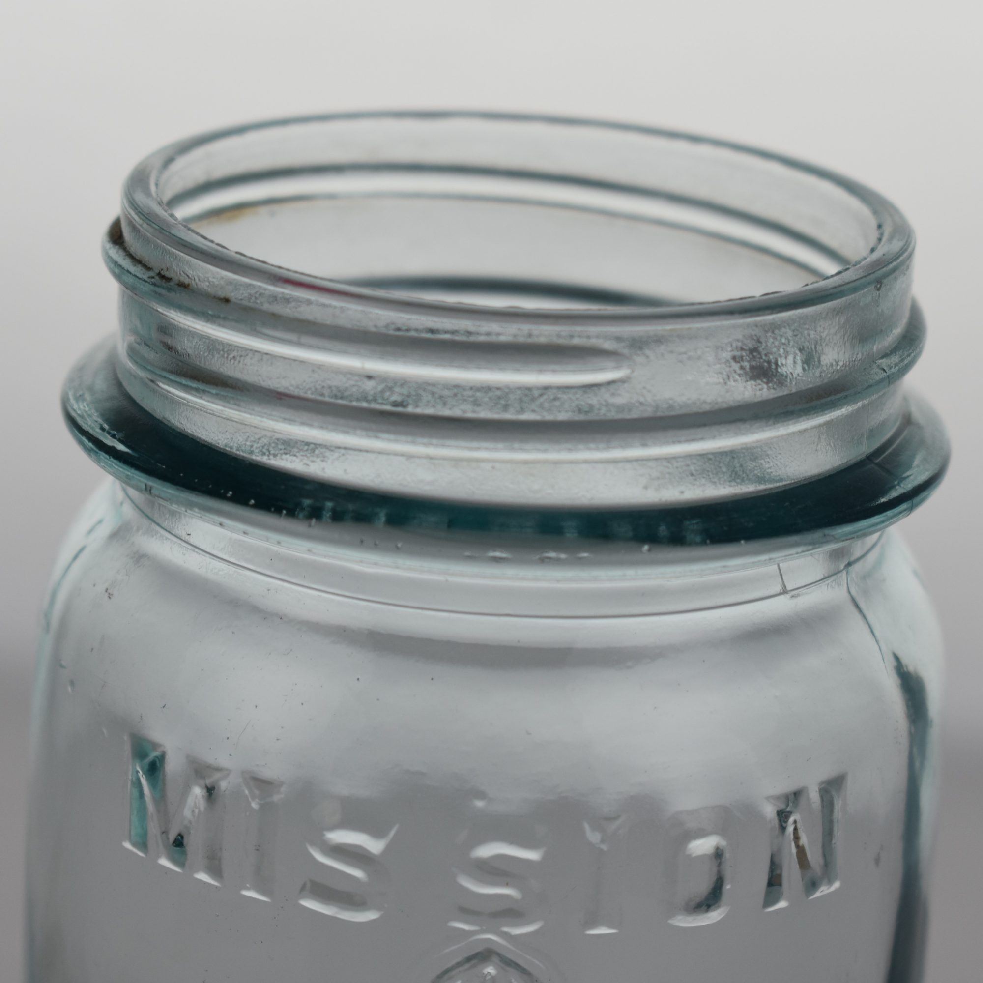 Lot 130 - Mission Trade Mark Mason Jar - Made in California - Pint - Image 3