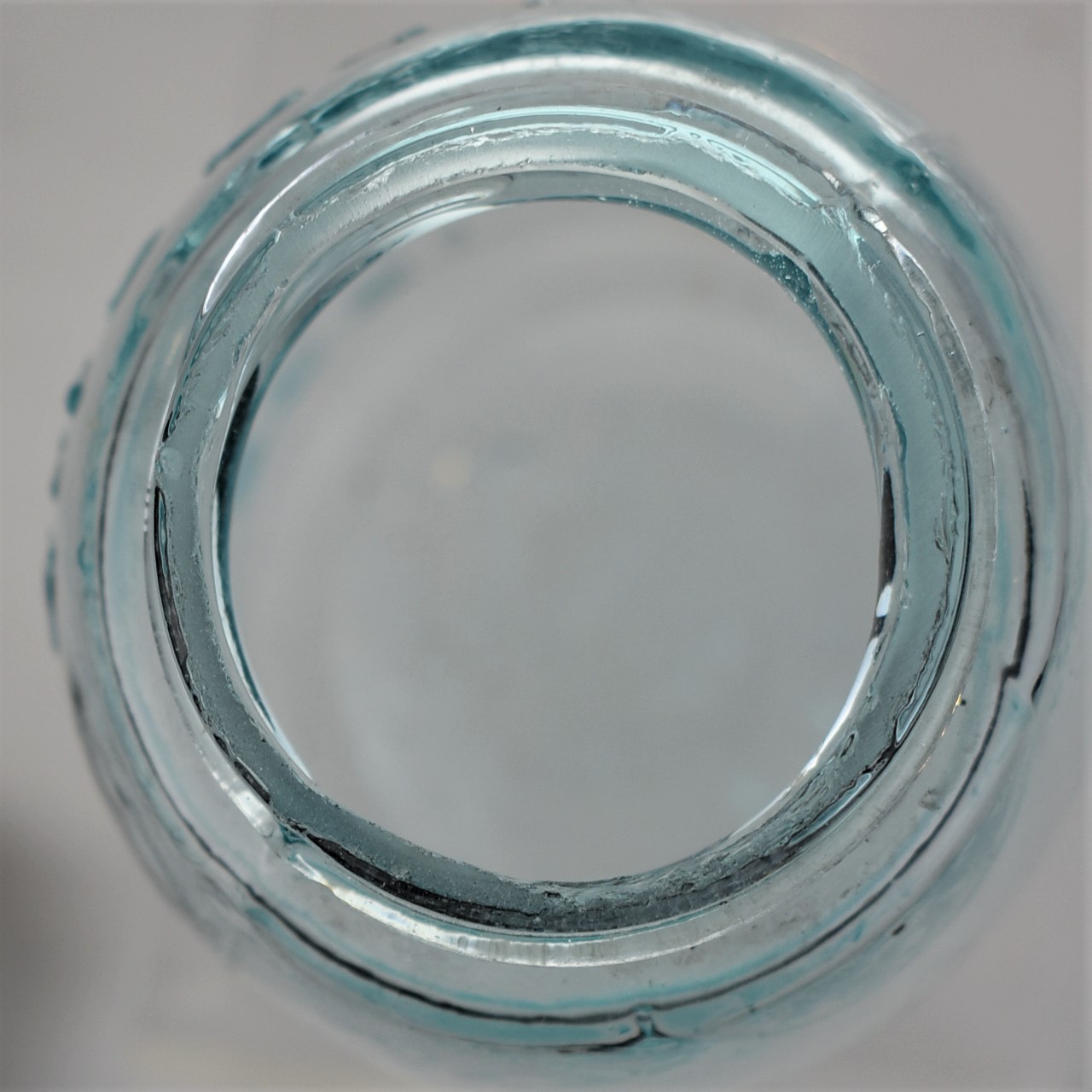 Lot 73- CFJ - Mason's Patent Nov 30th 1858 - Midget Pint - Aqua - Image 5